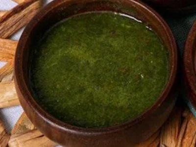 طبق سلطة خضراء